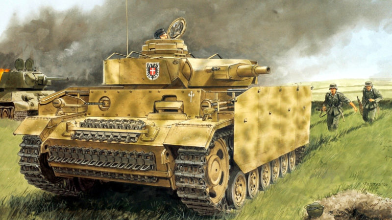 Volstad Ronald. Танк Panzer III N. Курск, 1943 г.