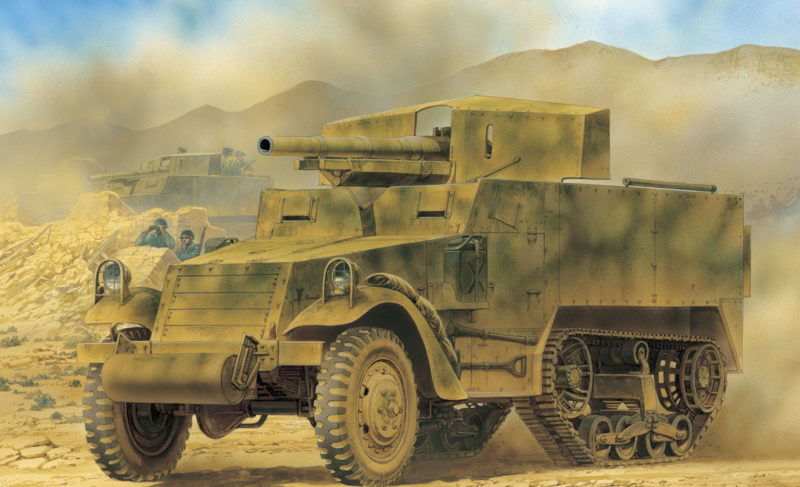 Dennis Peter. САУ M3 (75mm Gun Motor Carriage).