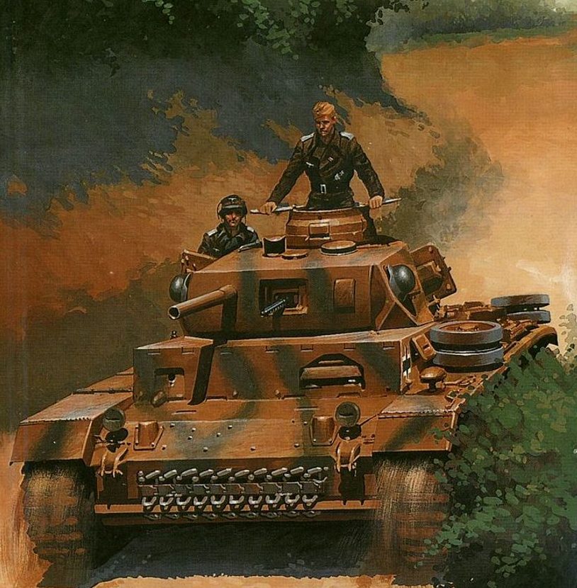 Wrobel Jaroslaw. Танк Panzerbefehlswagen II Ausf.