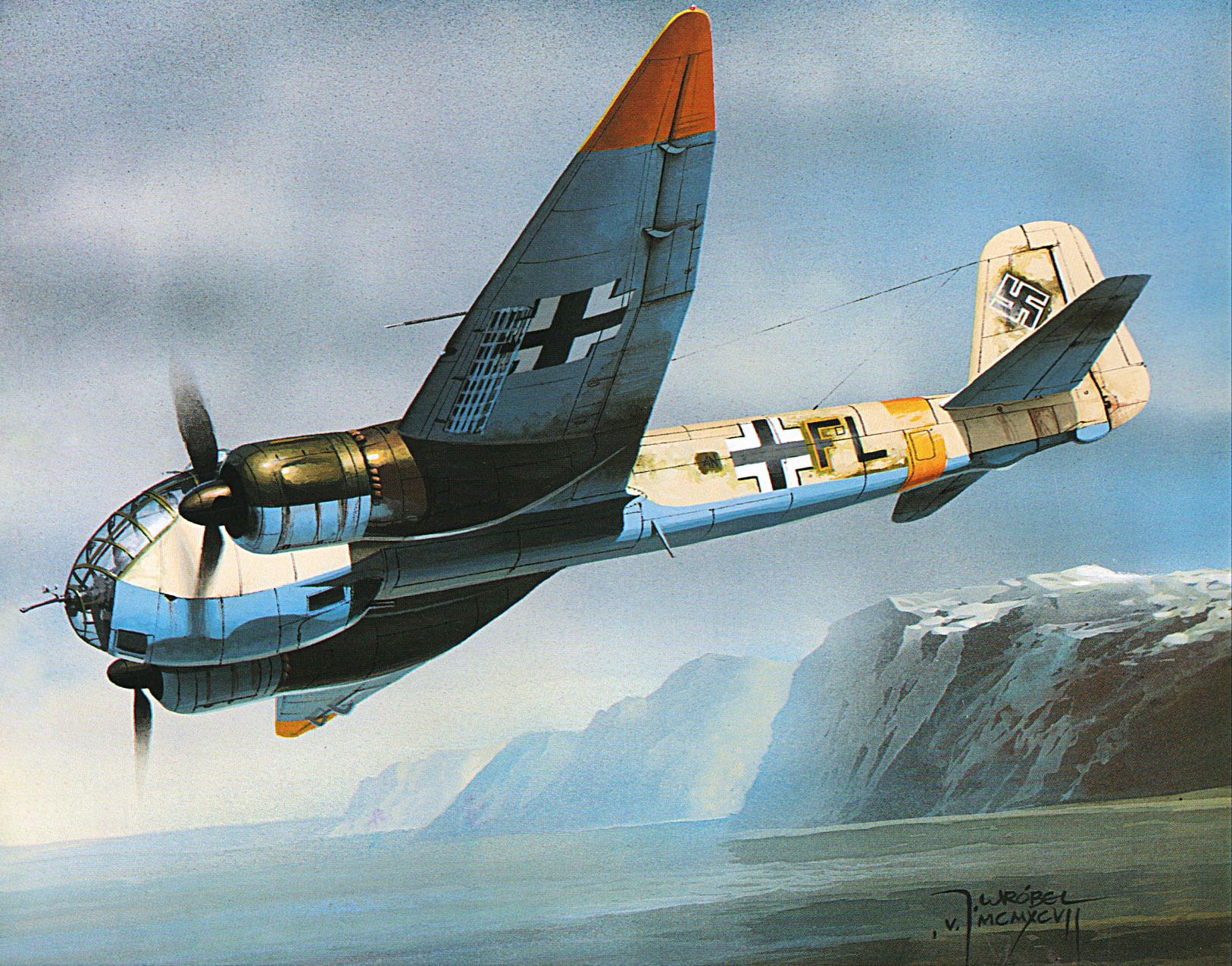 Wrobel Jaroslaw. Бомбардировщик Ju-188.