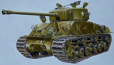 Wilson Randall. Танк Sherman M4 A3.