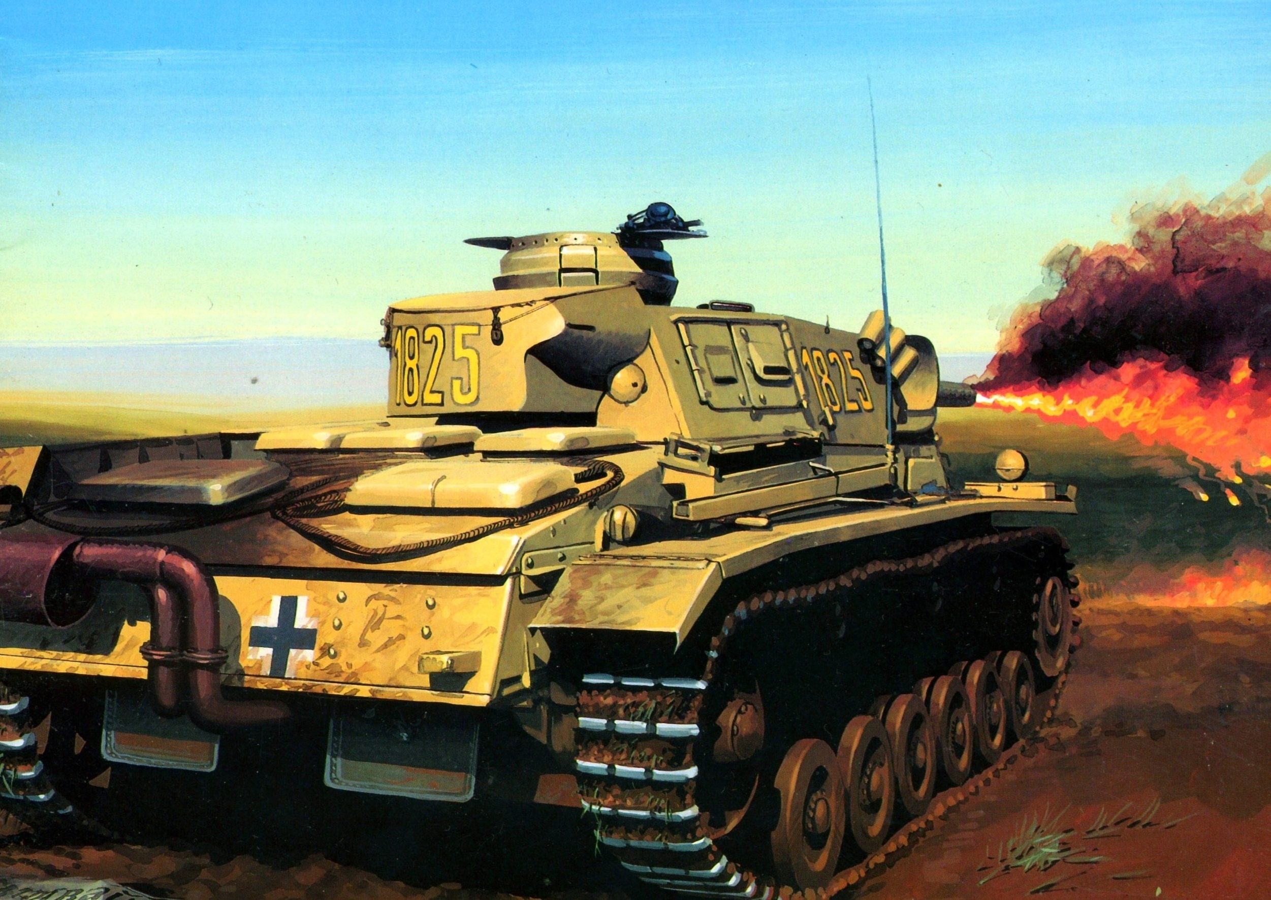 Wrobel Jaroslaw. Огнеметный танк Flammpanzer III.