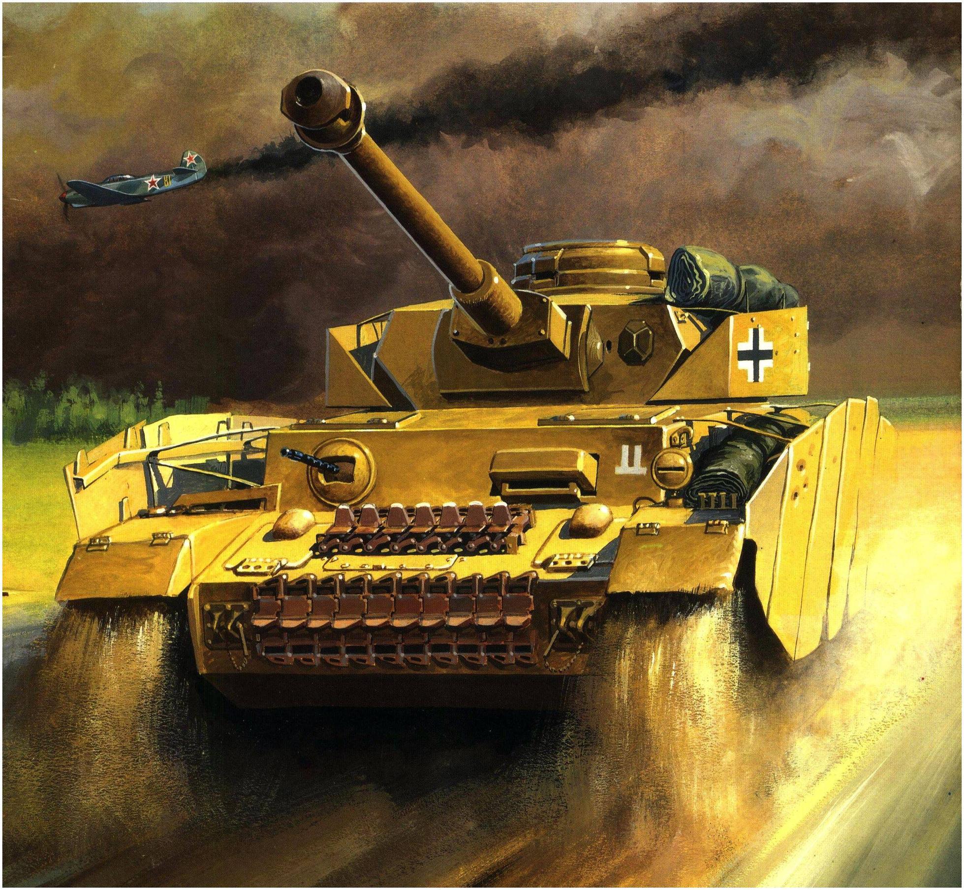 Wrobel Jaroslaw. Танк Panzer IV Ausf. H.