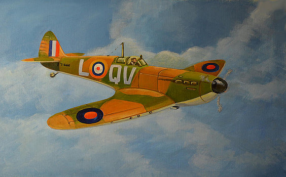 McLeod Murray. Истребитель Spitfire Mk.1a.