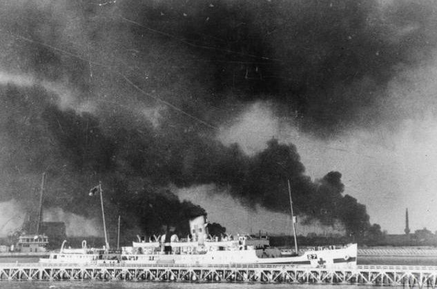Вид на берег Дюнкерка. 29 мая 1940 г.