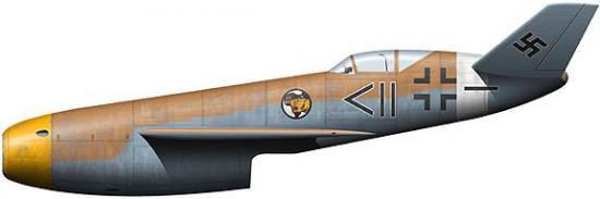 Tullis Tom. Истребитель Messerschmitt P.1106.
