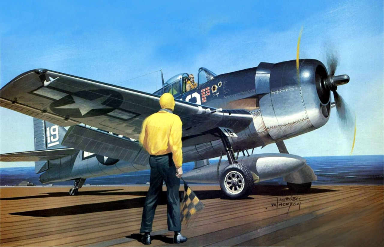 Wrobel Jaroslaw. Истребитель F6F-3 Hellcat.