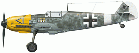 Tullis Tom. Истребитель Bf-109 E-3.