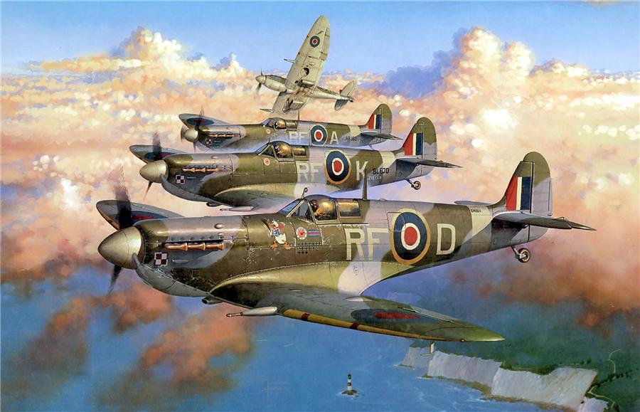 Wrobel Jaroslaw. Истребители Spitfire Mk.Vb.