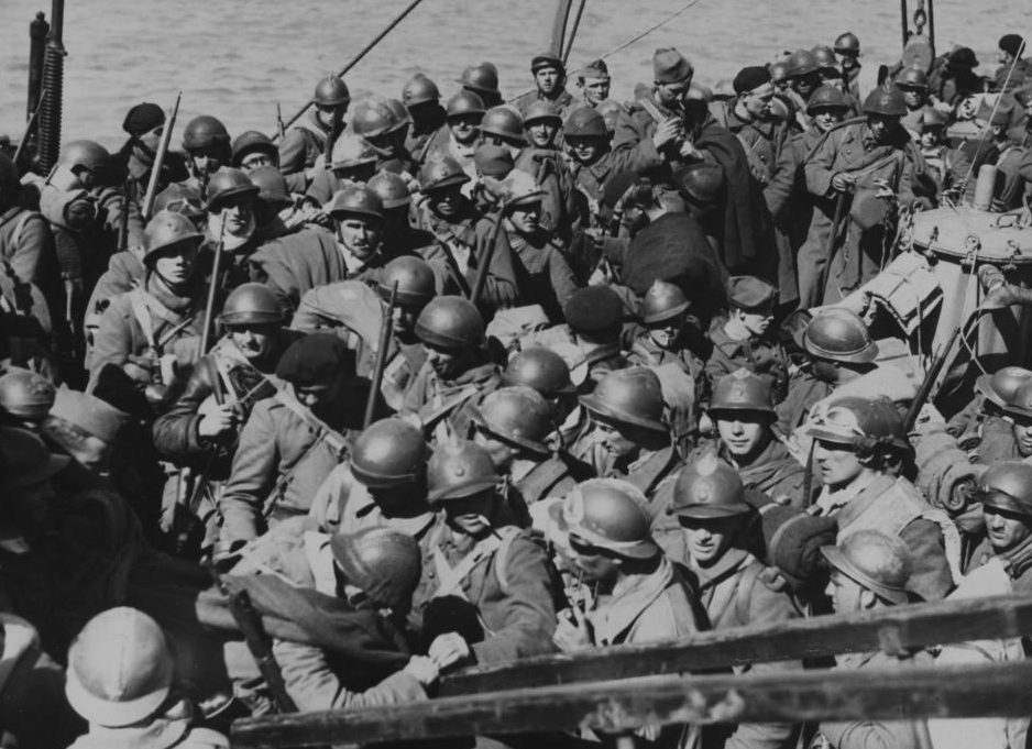 Британские войска на пути домой. 28 мая 1940 г.