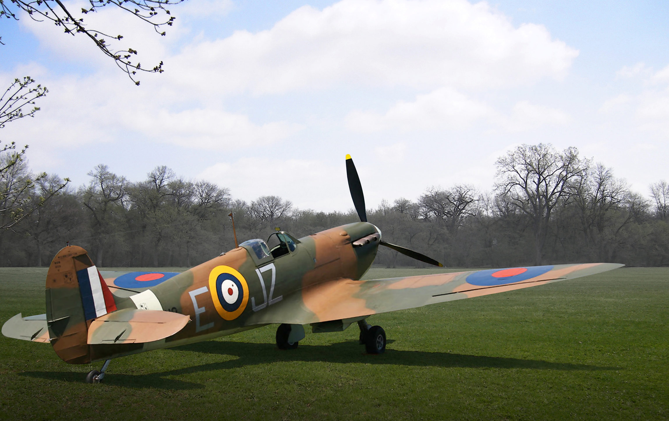 Cole Ron. Истребитель Spitfire Mk I.