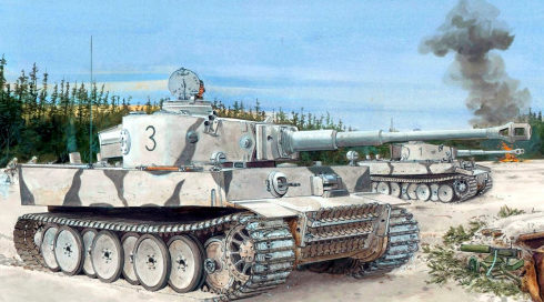 Volstad Ronald. Танк Panzer VI «Tiger». Ростов на Дону, 1943 г. 