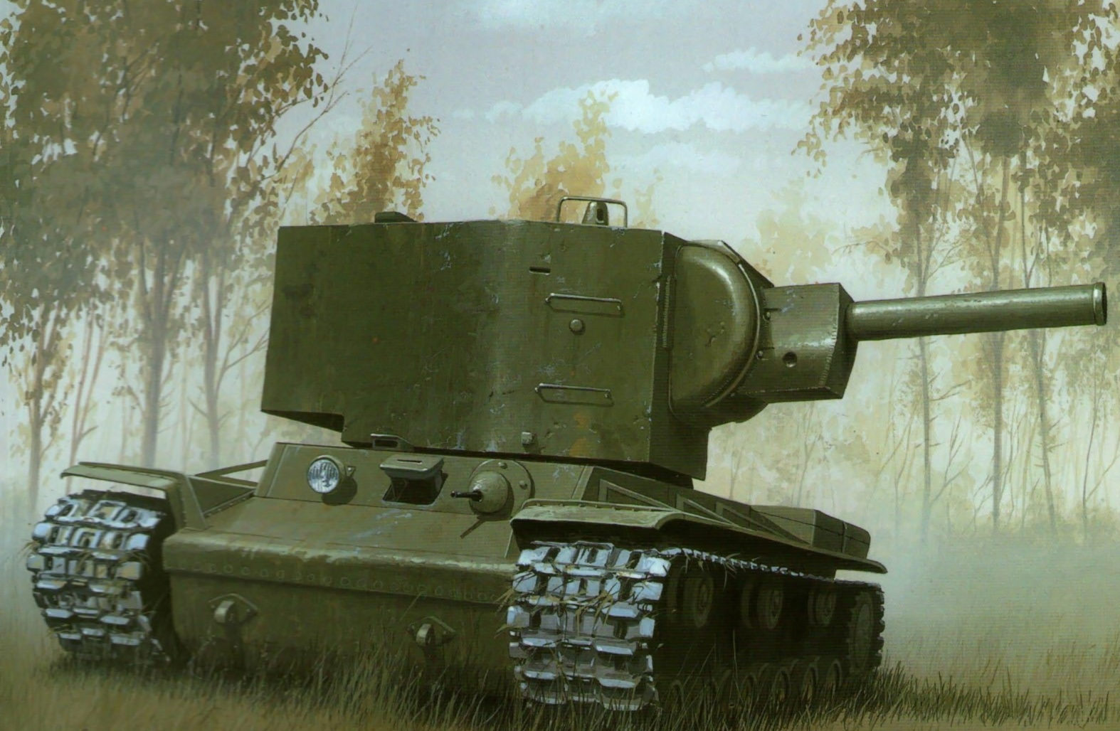 Wróbel Arkadiusz. Тяжелый танк КВ-2.