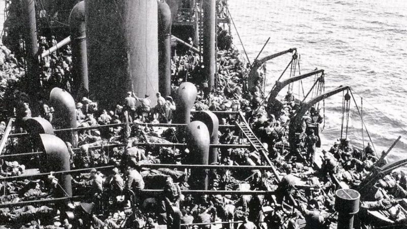 Британские войска на пути домой. 28 мая 1940 г.