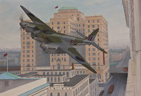Botting Allan. Истребитель Havilland Mosquito Mark IX.