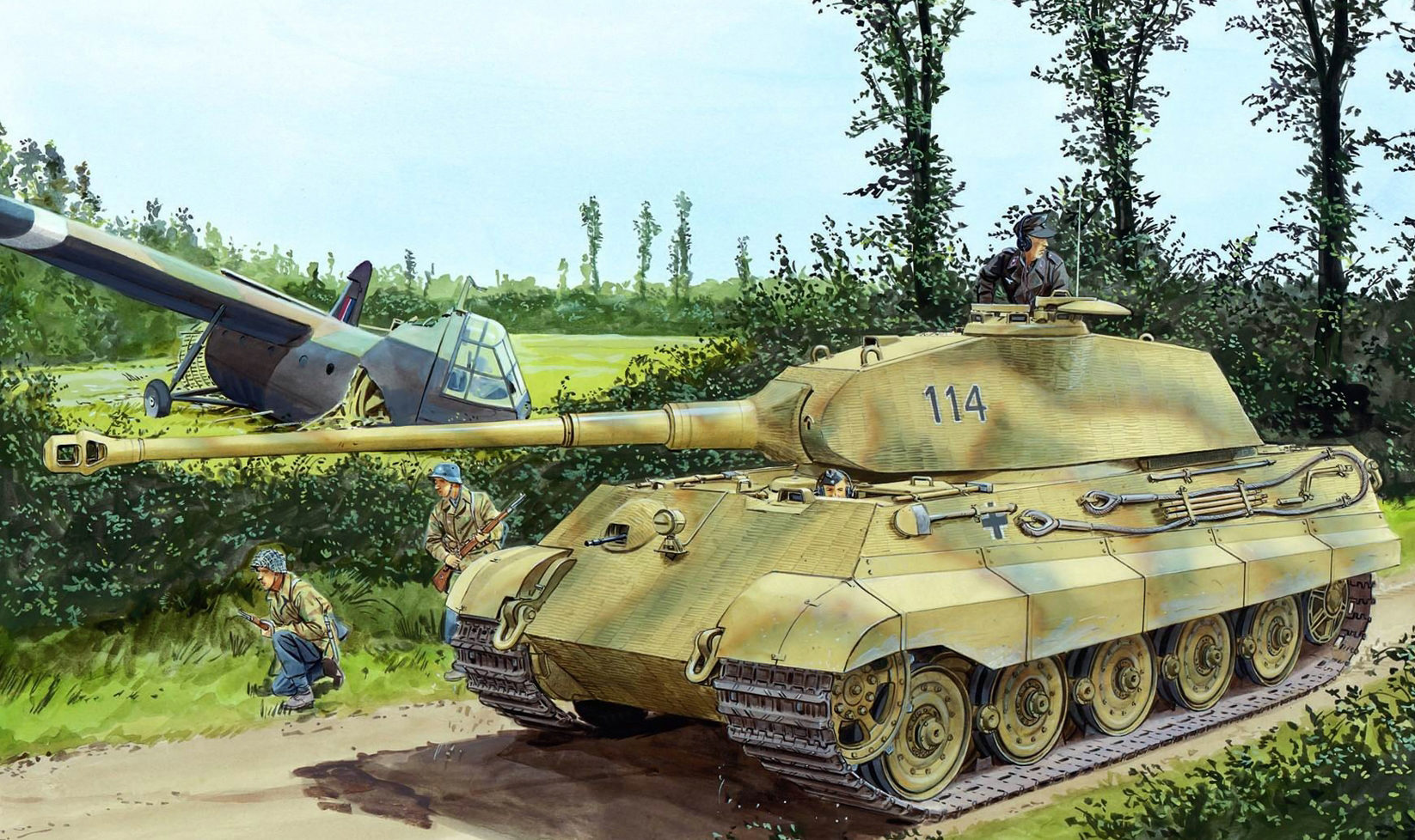 Volstad Ronald. Танк Panzer VI Ausf. B.