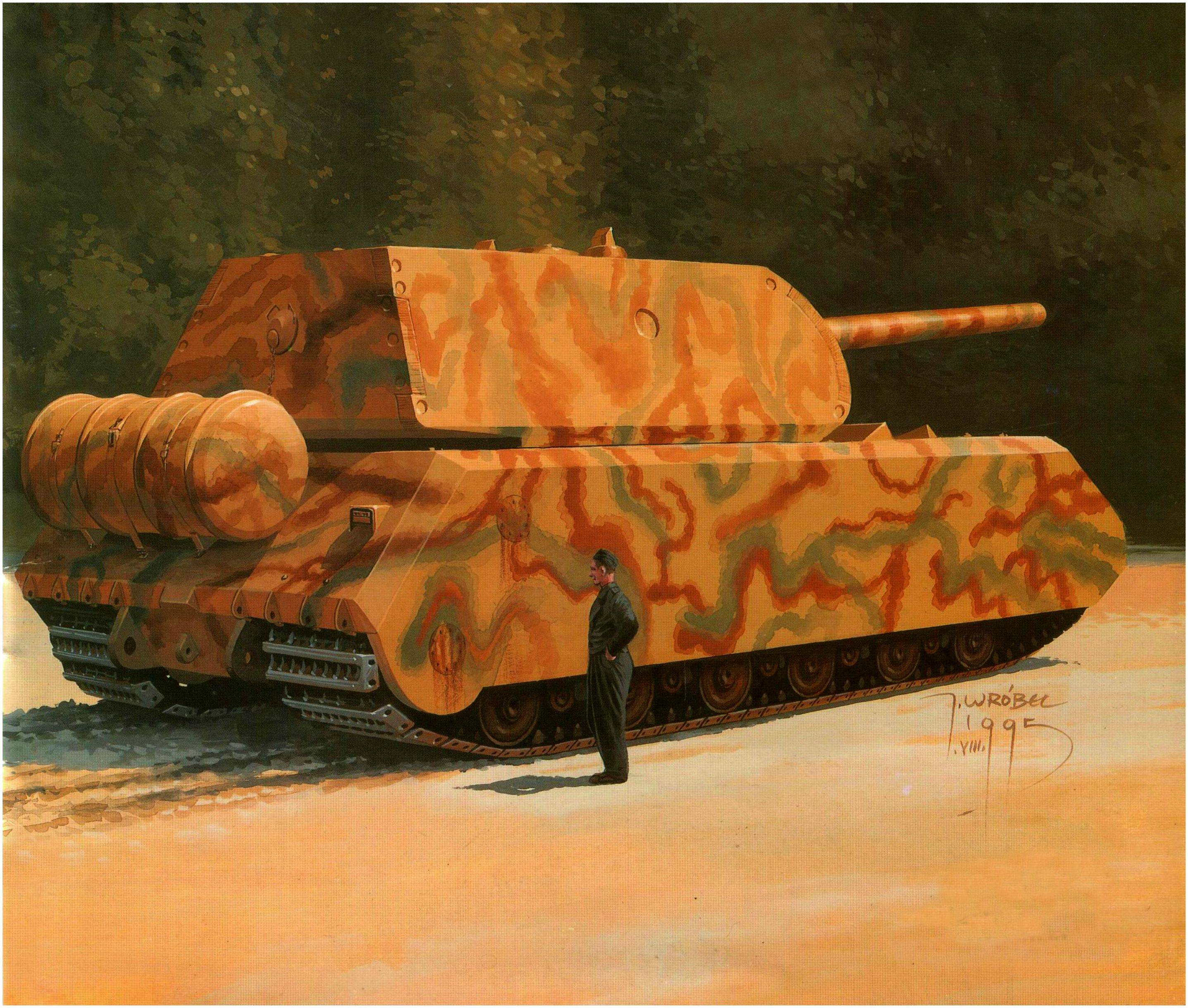 Wrobel Jaroslaw. Сверхтяжелый танк Panzerkampfwagen VIII «Maus».