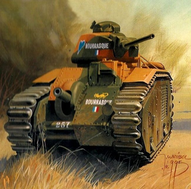 Wrobel Jaroslaw. Танк Char B-1.