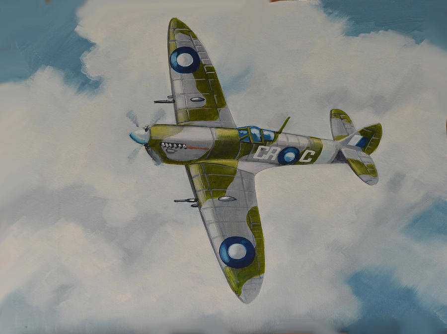McLeod Murray. Истребитель Spitfire Mk.VIII.