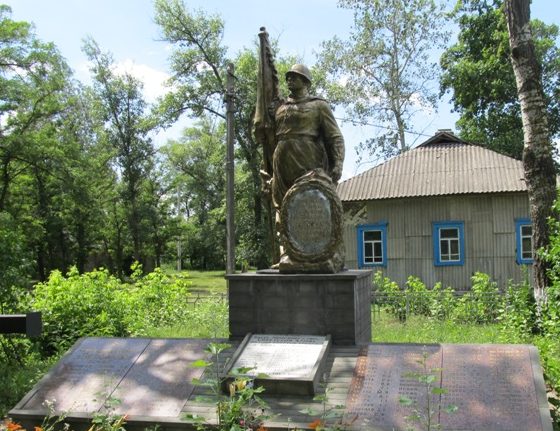 с. Воропаев Вышгородского р-на. Памятник в центре села, установленный погибшим односельчанам.