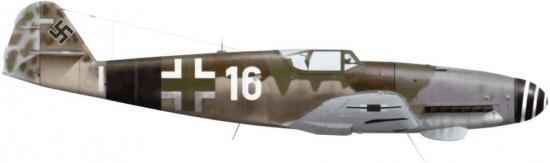 Tullis Tom. Истребитель Bf-109 К-4.