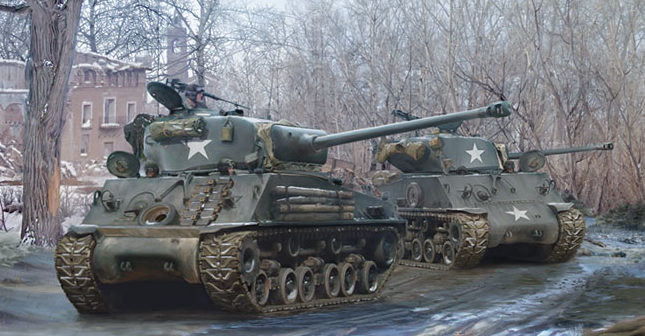 Karvon Mark. Танк M-4A3E8 Sherman.