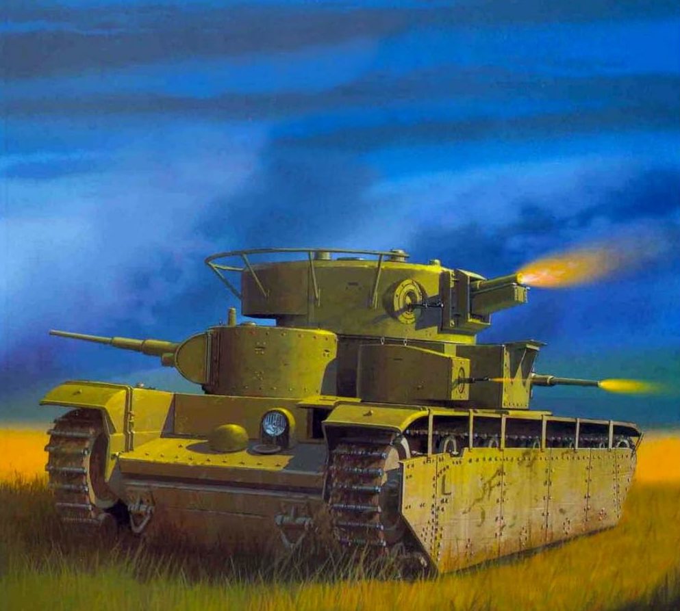 Wróbel Arkadiusz. Тяжелый танк Т-35.