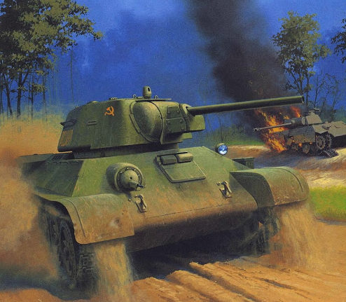 Wróbel Arkadiusz. Танк Т-34-76.
