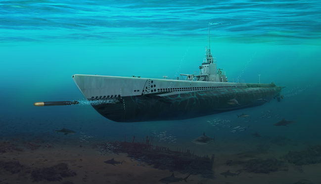 Karvon Mark. Подводная лодка SS-238.