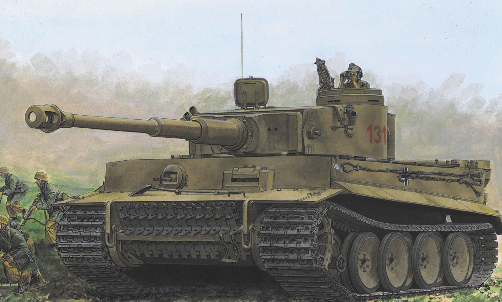 Volstad Ronald. Танк Panzer VI Ausf. Е.