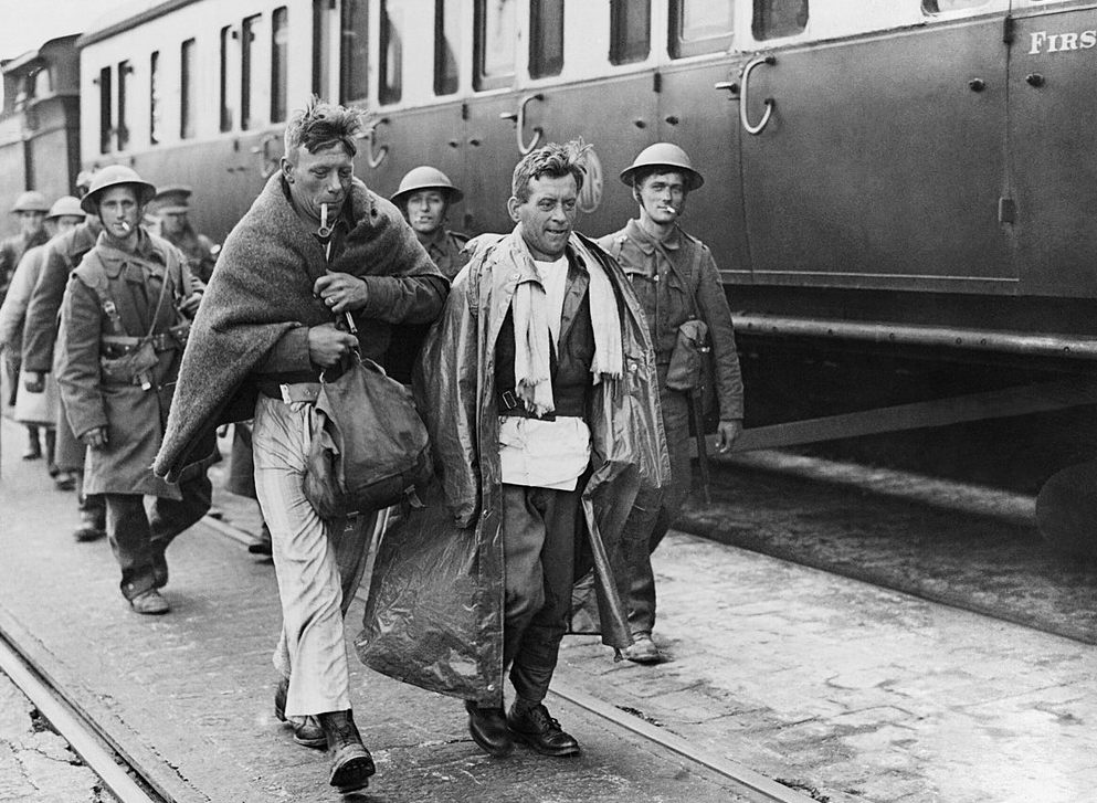 Эвакуированные войска из Дюнкерка. Довер, 31 мая 1940 г.