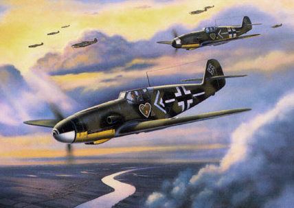 Crandall Jerry. Истребители Bf-109.