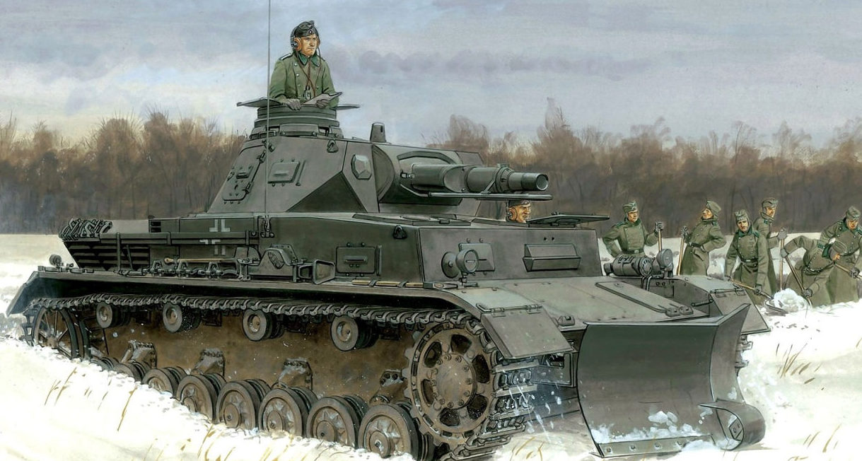 Volstad Ronald. Инженерный танк на базе Panzer IV Ausf F. 