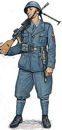 Marzioli Paolo. Итальянские солдаты.