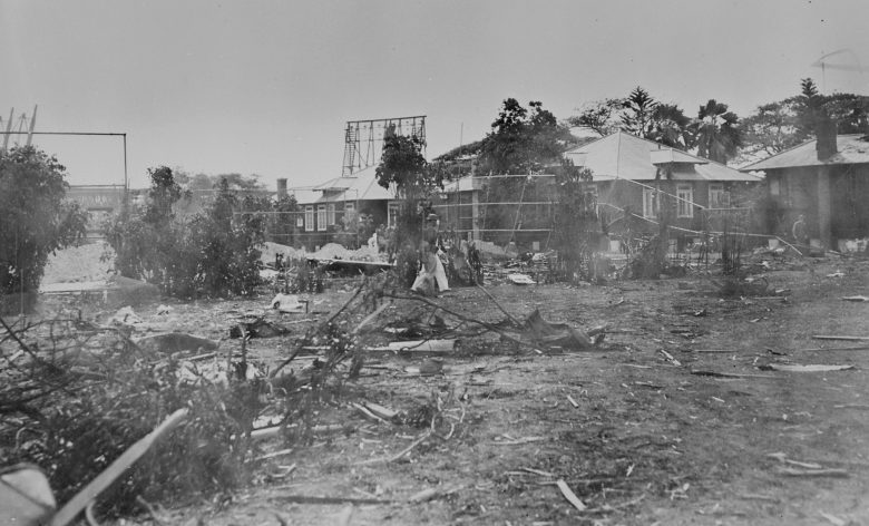 Разрушения госпиталя. Перл Харбор. 7 декабря 1941 г.