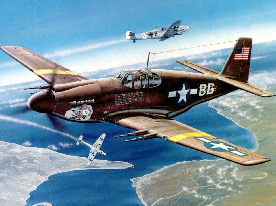 Greer Don. Истребитель P-51B Mustang.
