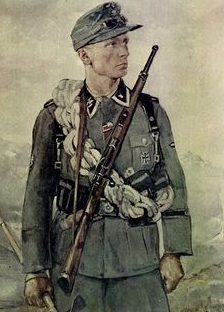 Marzioli Paolo. Немецкие солдаты.