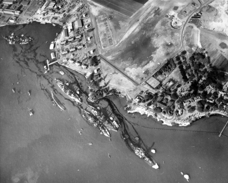 Вид на Перл-Харбор. 10 декабря 1941 г.