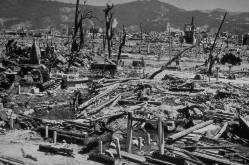 Руины Нагасаки. Август 1945 г. 