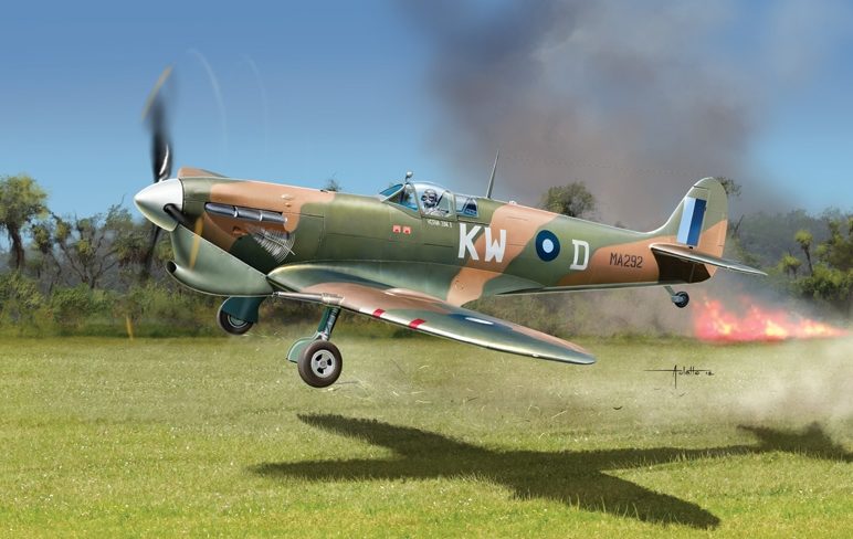 Auletta Vincenzo. Истребитель Spitfire Mk.Vc.