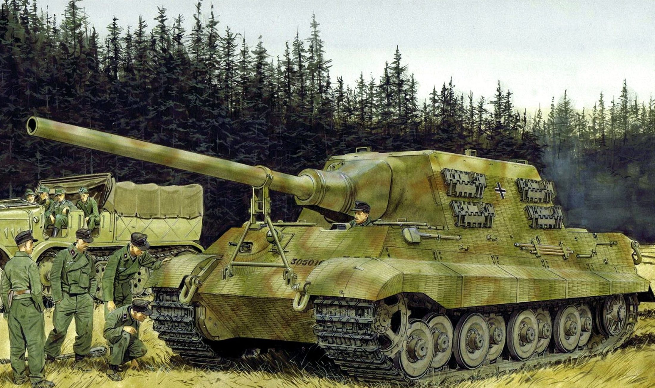 Volstad Ronald. САУ Sd. Kfz. 186 Jagdtiger.