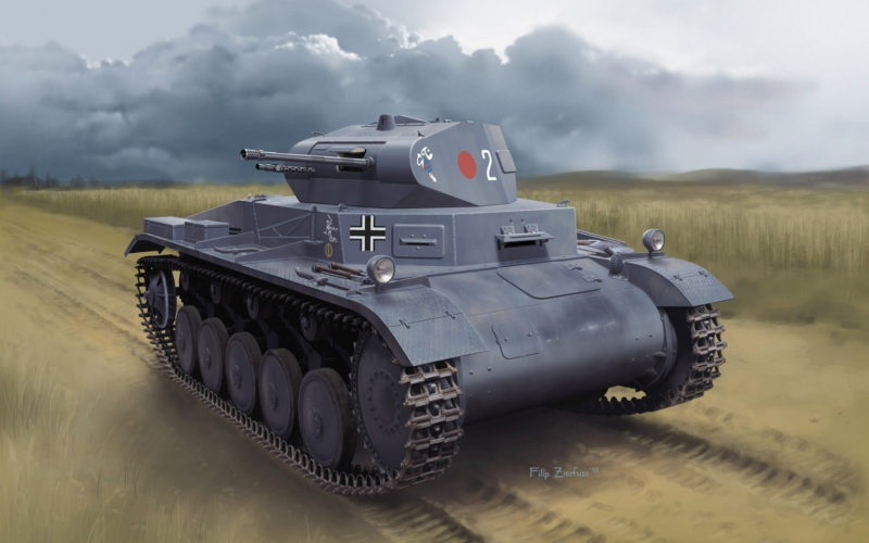 Zierfuss Filip. Легкий танк Pz.Kpfw.II Ausf.A.