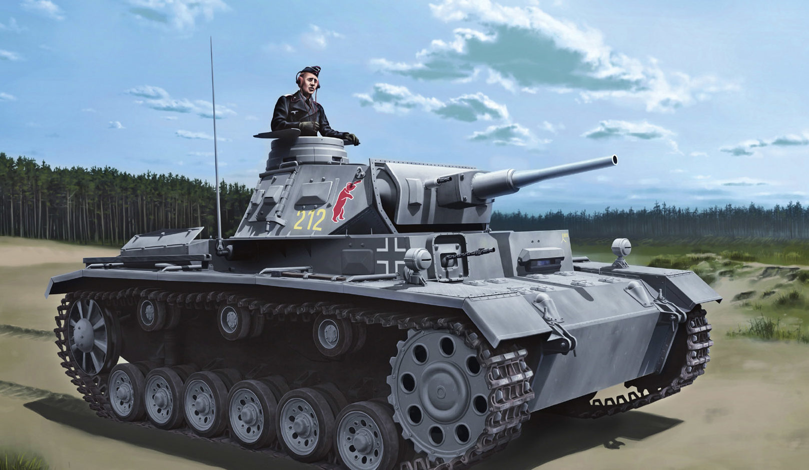 Zierfuss Filip. Танк Pz.Kpfw.III (5cm) (T) Ausf.G.