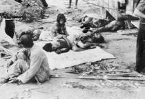 Раненные после взрыва. 10 августа 1945 г.