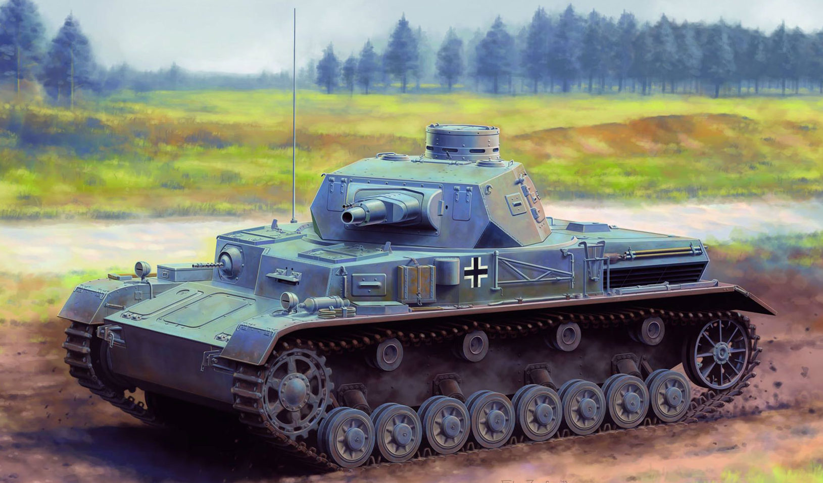 Zierfuss Filip. Танк Pz.Kpfw.IV Ausf.A.