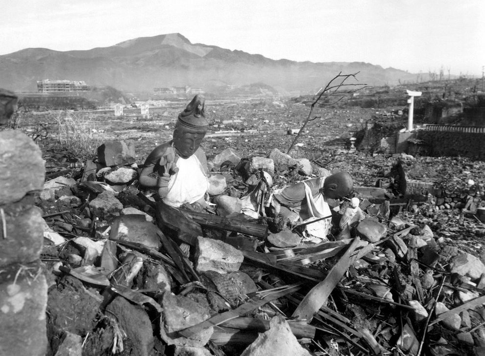 Нагасаки через полтора месяца после бомбардировки. 24 сентября 1945 г.