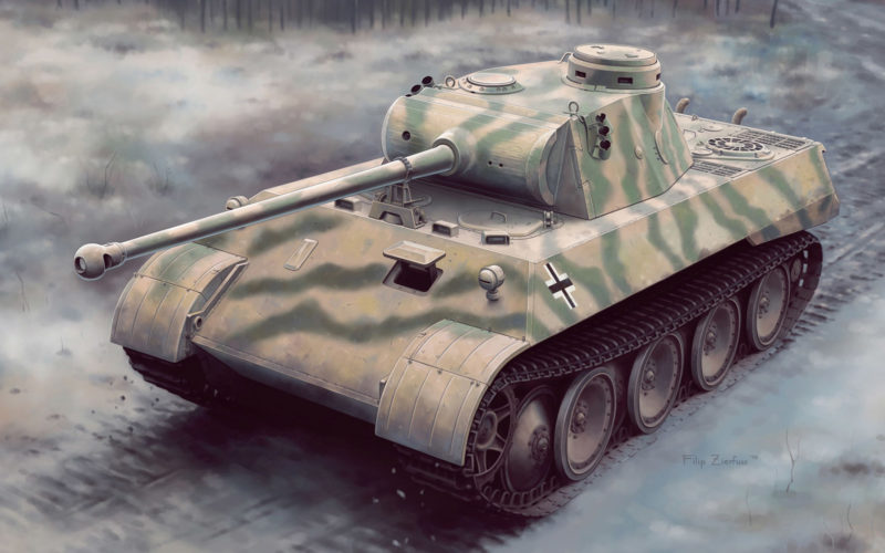 Zierfuss Filip. Танк Panther Ausf.D V2.