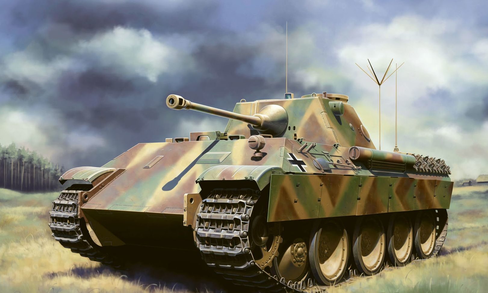 Zierfuss Filip. Танк Panther Ausf.D V2.