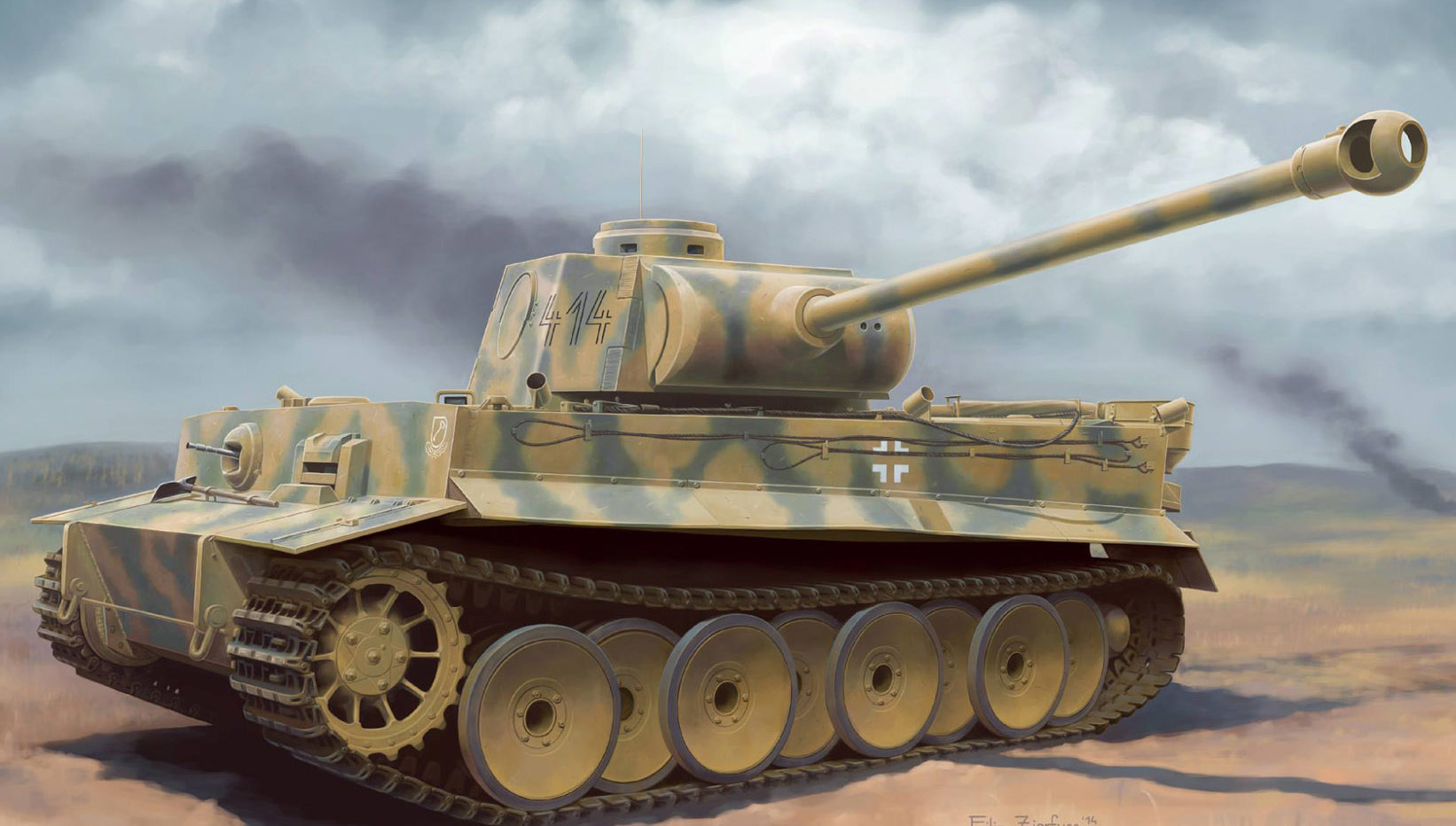 Zierfuss Filip. Танк Tiger I Ausf. H2.
