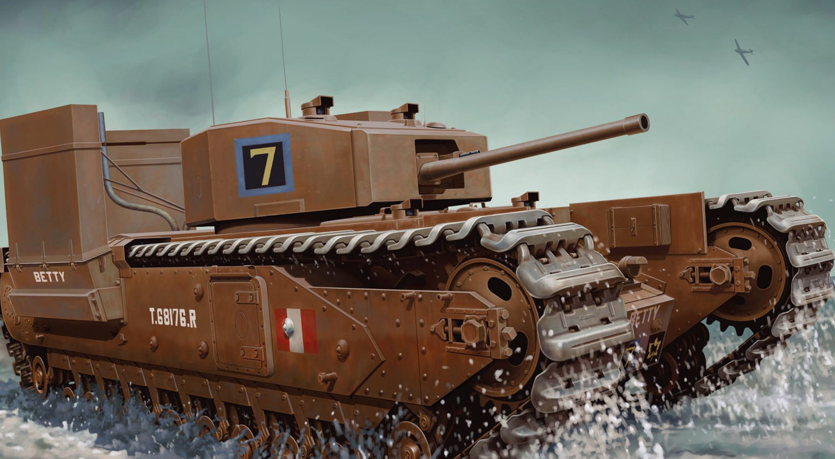 Zierfuss Filip. Пехотный танк Churchill Mk III.